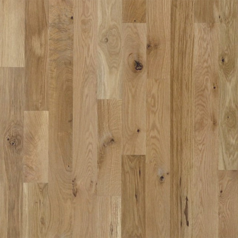 5" x 3/4 Rustic White Oak Flooring - #2 Common - Unfinished