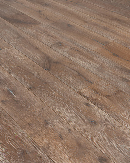 AMIATA - Rustic Dark Oak - Engineered Flooring - 7.44 in. wide plank