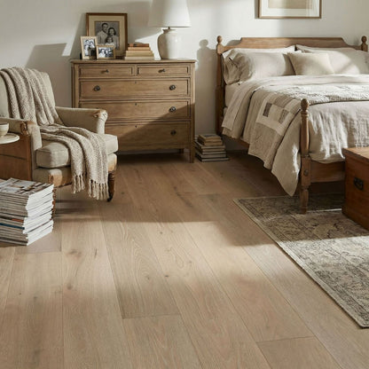 7.5 inch Imported French Oak Flooring - Engineered Antique White