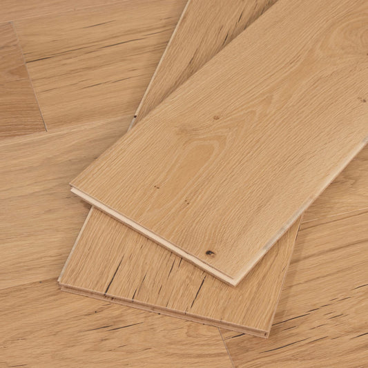 CALI - Coastal Blanc - European Oak - Engineered Flooring - 9.5 in. wide plank