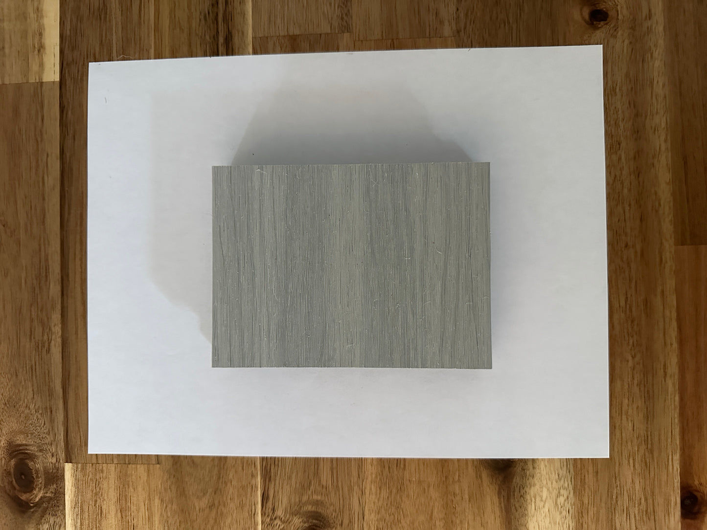 12 ft Glacier Decking - Grooved - Light Gray