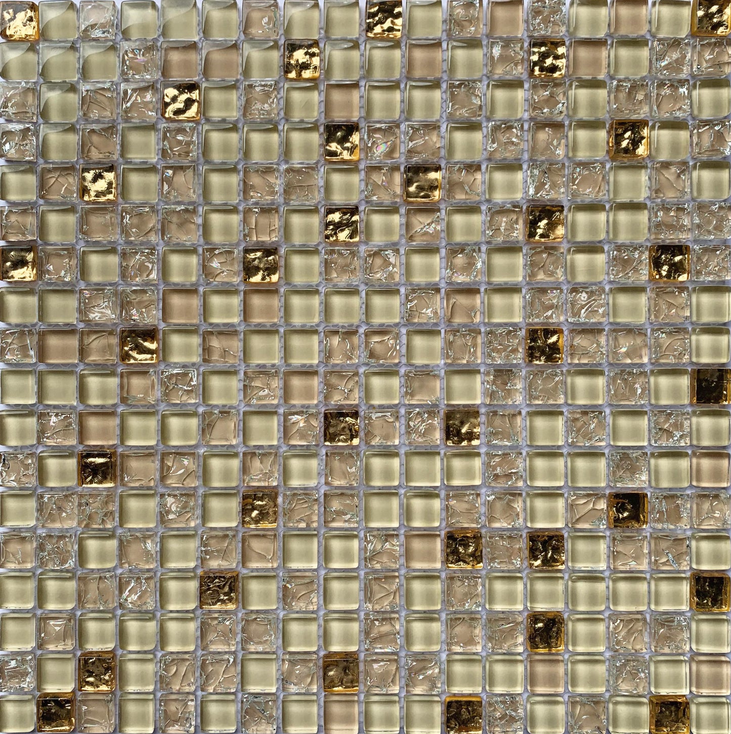 FF6005 - Gold Luxury Glass Mosaic Pool Tile