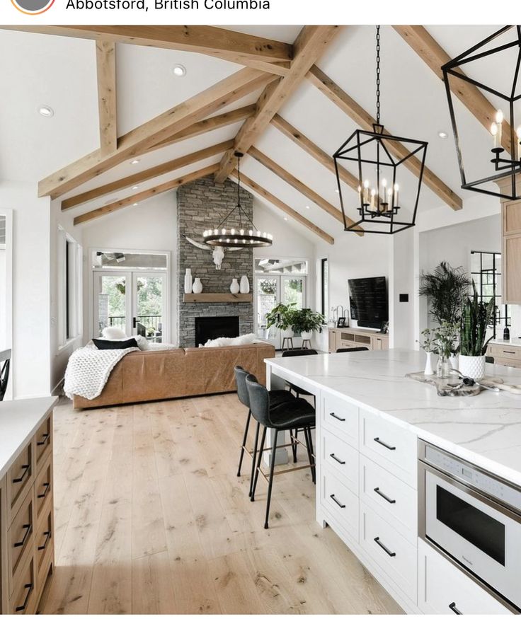 Faux Ceiling Beams - White Oak