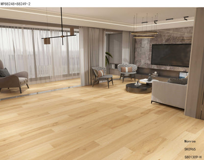 Monroe - SPC Flooring - 9 in. x 60 in. -  22mil