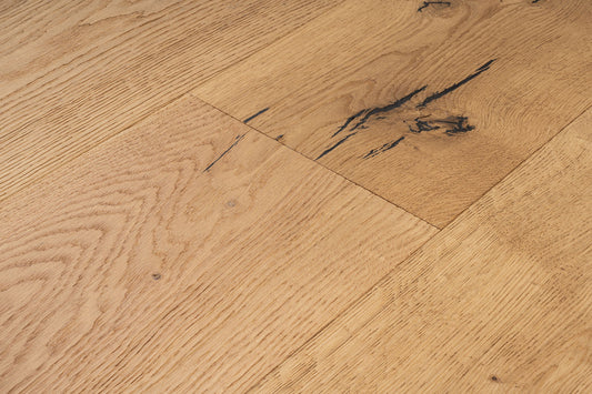 Regina - Rustic European Oak - Engineered Flooring - 9.45 in. wide plank