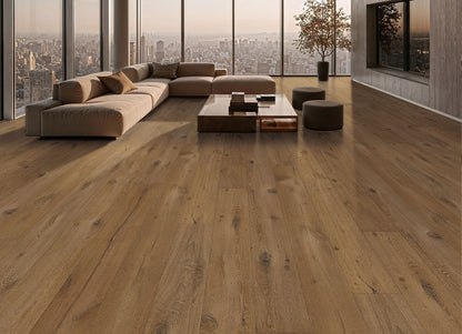Marcellina - Rustic European Oak - Engineered Flooring - 9.45 in. wide plank