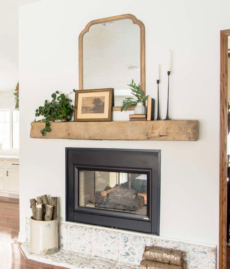Fireplace Mantel - Solid Wood - 6x6