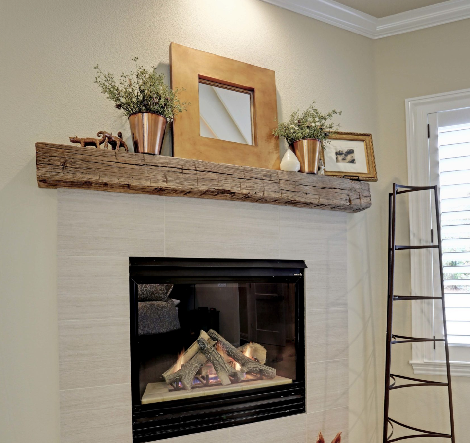 Fireplace Mantel - Solid Wood - 7x7