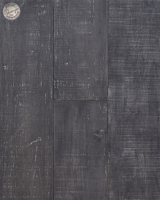 SALINA - Black Rustic Maple - Dark Engineered Flooring - 7.44 in. wide plank
