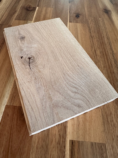 8 inch Solid White Oak Flooring - Character - 3/4 Unfinished - 2-10ft Length