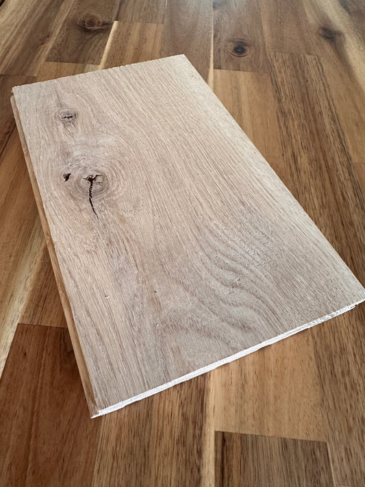 8" x 3/4 Solid White Oak - Character - Live Sawn - Unfinished