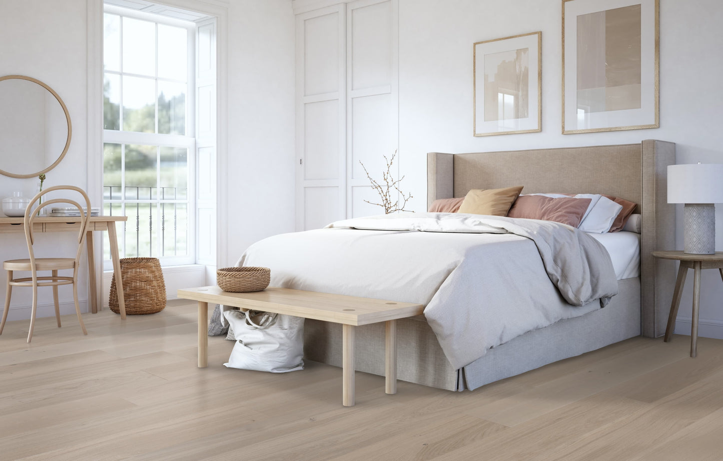 CALI - Terra Rose - European White Oak - Select Grade - Engineered Flooring - 7.8 in. wide plank