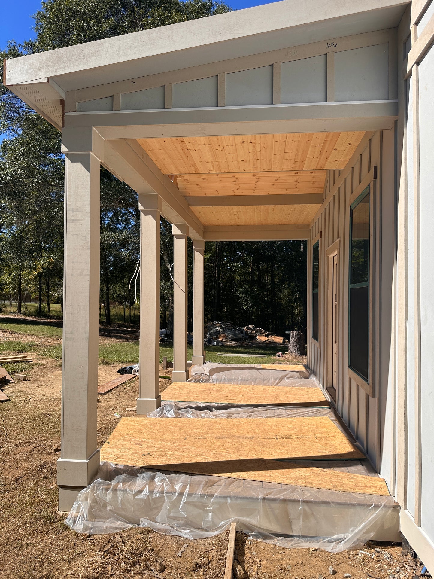 Wood Porch Ceiling - Charlotte, NC