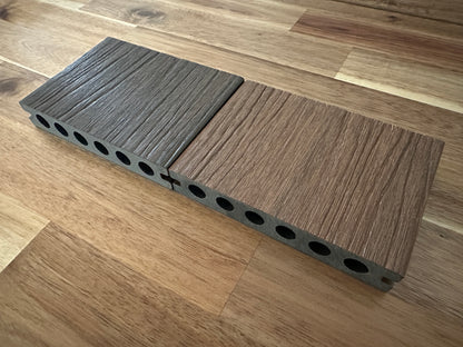 12 ft Sedona Decking - Grooved - Saddle Brown