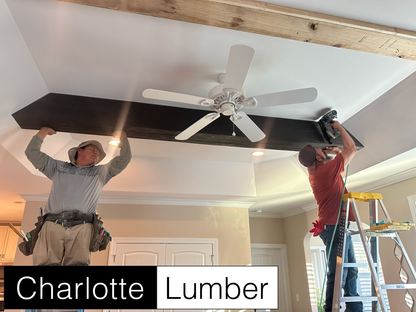 Faux Ceiling Beam Installation - Charlotte, NC