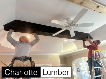 Faux Ceiling Beam Installation - Charlotte, NC