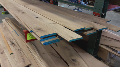 8 inch Solid White Oak Flooring - Character - 3/4 Unfinished - 2-10ft Length