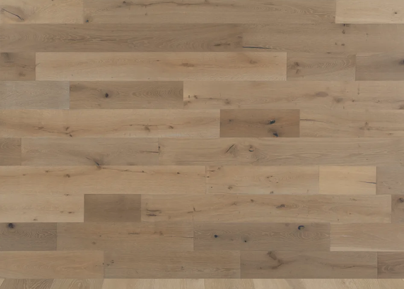 White Oak - Caramel Brown - Engineered Flooring - 9.5 inch wide plank