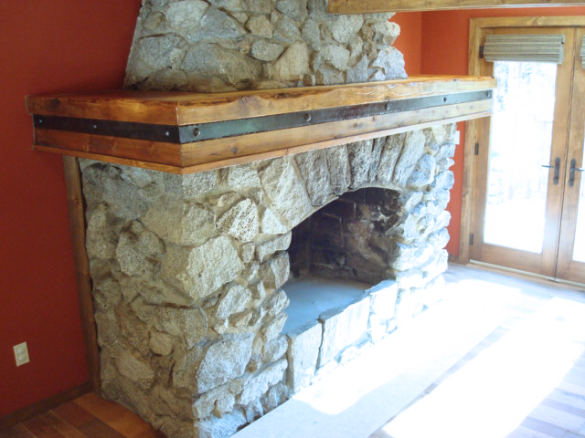 Wrap Around Fireplace Mantel - Solid Wood